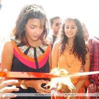Taapsee and Lakshmi Prasanna Manchu at Opening of Laasyu Shop - Pictures